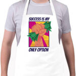 printfashion Siker az egyetlen opció - Kötény - Fehér (12663019)