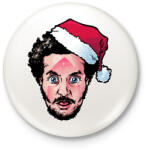 printfashion Home Alone - betörő - Kitűző, hűtőmágnes - Fehér (3082561)