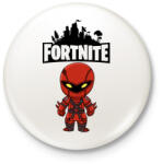 printfashion Fortnite Hybrid - Kitűző, hűtőmágnes - Fehér (3081853)