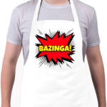 printfashion BAZINGA - Kötény - Fehér (9979748)