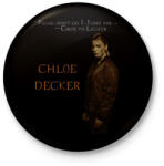 printfashion chloe decker - Kitűző, hűtőmágnes - Fekete (3100037)