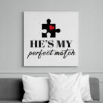 printfashion Puzzle - He - Vászonkép - Fehér (15601289)