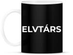printfashion ELVTÁRS - Bögre - Fekete (10420689)