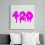 printfashion Négyhúsz - Vászonkép - Fehér (6632942)