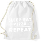 printfashion Pizza fanatikus - Sportzsák, Tornazsák - Fehér (13938331)