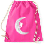printfashion Gördeszkás a holdon - Sportzsák, Tornazsák - Fukszia (66172)