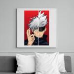 printfashion Jujutsu Kaisen Gojo - Vászonkép - Fehér (6639394)