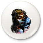 printfashion Muerte lite - Kitűző, hűtőmágnes - Fehér (3073706)