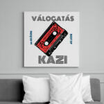 printfashion Retro kazetta - Vászonkép - Fehér (11541036)