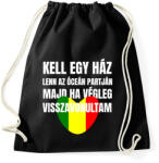 printfashion Kell egy ház lenn az óceán partján 4 - Sportzsák, Tornazsák - Fekete (10760836)