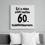 printfashion Béna póló születésnapra - Vászonkép - Fehér (6624256)