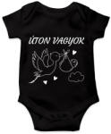 printfashion Úton vagyok - Baba Body - Fekete (5089239)