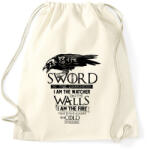 printfashion A Fal és az Éjjeli őrség - Sportzsák, Tornazsák - Natúr (396134)