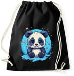 printfashion panda - Sportzsák, Tornazsák - Fekete (16597623)