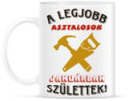 printfashion Asztalos szülinapja január színes - Bögre - Fehér (5446354)