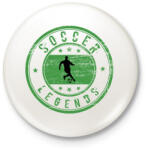 printfashion soccer legengds - Kitűző, hűtőmágnes - Fehér (3784581)