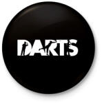 printfashion Darts - Kitűző, hűtőmágnes - Fekete (11739796)