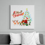 printfashion Télapó - Vászonkép - Fehér (11220117)