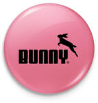 printfashion Nyuszi logó - Kitűző, hűtőmágnes - Rózsaszín (13356447)