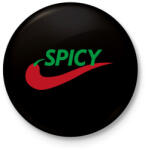 printfashion Spicy - Kitűző, hűtőmágnes - Fekete (14105700)