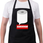 printfashion Survivor - Kötény - Fekete (4933440)