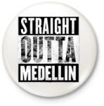 printfashion Medellin - Kitűző, hűtőmágnes - Fehér (3081416)