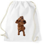 printfashion Cute Dog - Sportzsák, Tornazsák - Fehér (1725708)