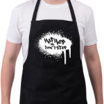 printfashion Don't stop - Kötény - Fekete (7513376)