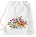 printfashion Párizs - Sportzsák, Tornazsák - Fehér (4702572)