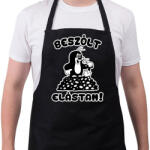 printfashion Beszólt elástam - kisvakond 2 - Kötény - Fekete (4929376)