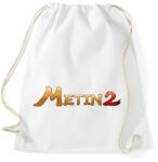printfashion Metin2 logo - Sportzsák, Tornazsák - Fehér (2083908)