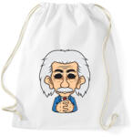 printfashion Albert Einstein - Sportzsák, Tornazsák - Fehér (2955668)