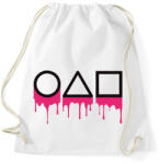 printfashion Squid game logo - Sportzsák, Tornazsák - Fehér (5554608)
