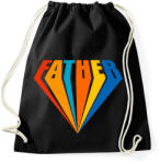 printfashion Father - Sportzsák, Tornazsák - Fekete (2588776)