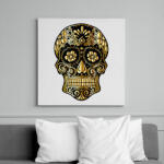 printfashion Koponya - Vászonkép - Fehér (6637386)