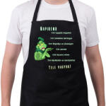 printfashion grincs napirendje - Kötény - Fekete (14958481)