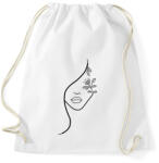 printfashion Női arc 01 - Sportzsák, Tornazsák - Fehér (11695634)