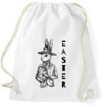 printfashion Easter - Elegáns nyúl - Sportzsák, Tornazsák - Fehér (6333994)