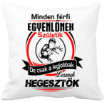 printfashion A legjobb hegesztők - Párnahuzat, Díszpárnahuzat - Fehér (930089)
