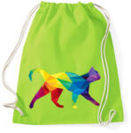 printfashion Macsek - Sportzsák, Tornazsák - Limezöld (400220)