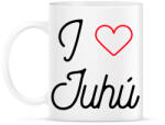 printfashion I love juhú - Bögre - Fehér (10645199)