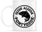 printfashion EszekAlszokPontyozok-01 - Bögre - Fehér (5253272)