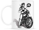 printfashion Let's ride! - Motoros minta - Bögre - Fehér (6366861)