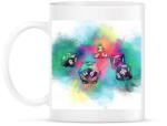 printfashion Színes kockák (fehér) - Bögre - Fehér (7057717)