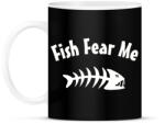 printfashion Fish Fear me - Bögre - Fekete (2456871)