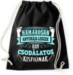 printfashion Hamarosan anyukája leszek egy csodálatos kisfiúnak - Sportzsák, Tornazsák - Fekete (16340193)