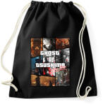 printfashion Ghost of Tsushima montázs - Sportzsák, Tornazsák - Fekete (5468622)