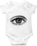 printfashion Halftone eye - Baba Body - Fehér (15895525)