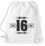 printfashion b-day-16-dark-lightgrey - Sportzsák, Tornazsák - Fehér (506965)