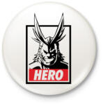 printfashion My Hero Academia - Kitűző, hűtőmágnes - Fehér (3081265)